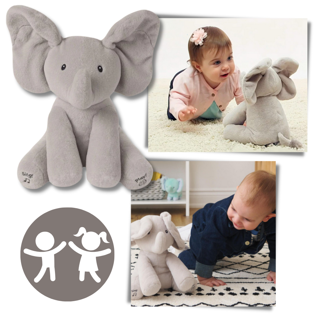 Cute Baby Elephant Peekaboo Fun! 🐘🎈