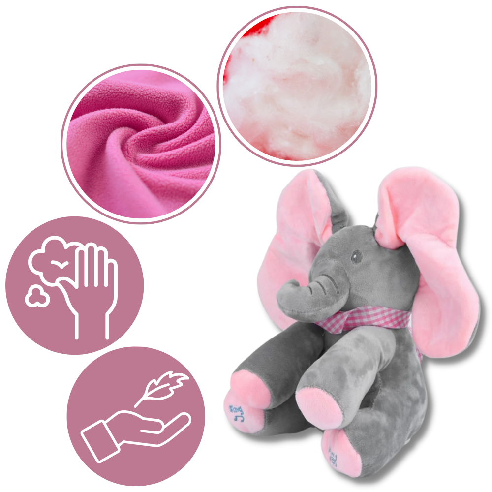 Cute Baby Elephant Peekaboo Fun! 🐘🎈