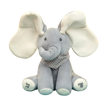 Cute Baby Elephant Peekaboo Fun! 🐘🎈