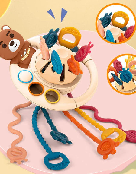 Little Bear Montessori Pull Toy