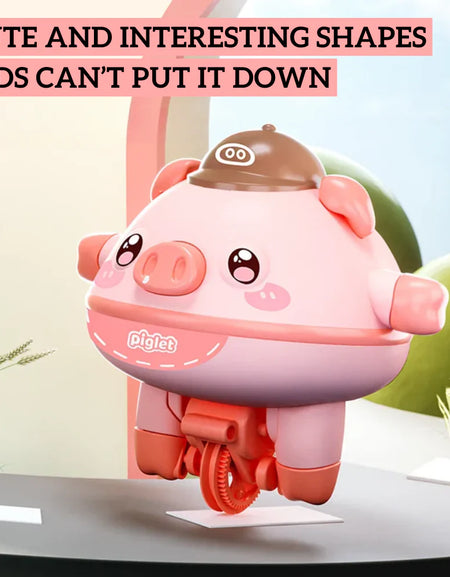 Rope Walking Piglet Toys