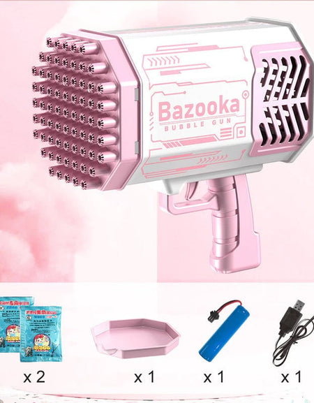 70 HOLES SHOAP Bubble maker Machine Gun Fun