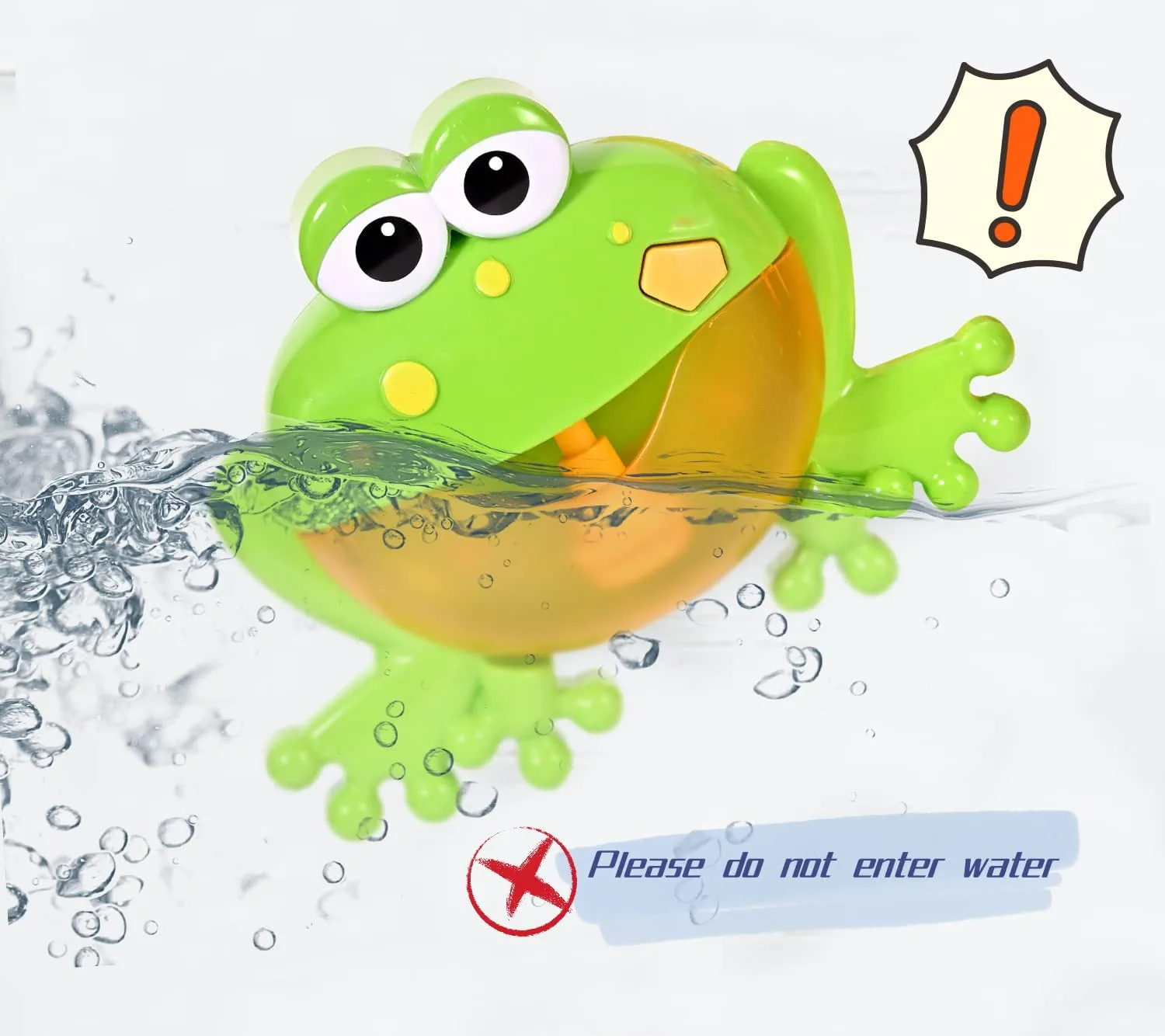 Frog bubble machine for bath shop