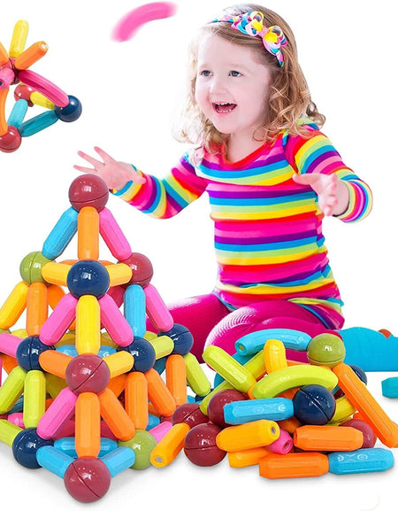 Magic Construction Set Magnetic Balls Stick Building Blocks