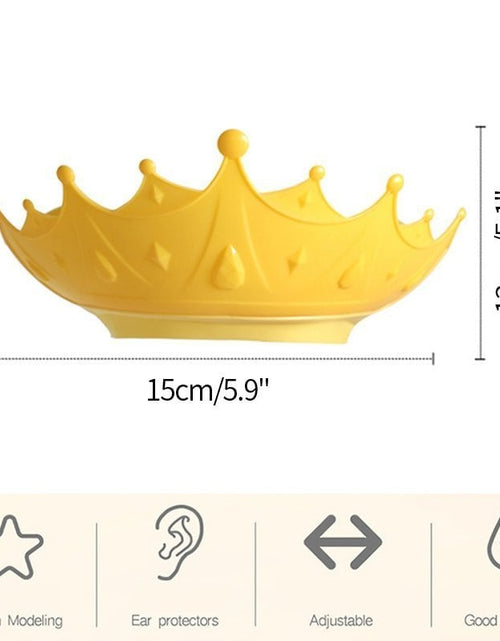 Load image into Gallery viewer, Baby Shower Cap Waterproof Shampoo Hat
