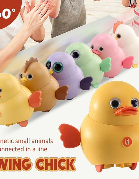 Cute Swinging Magnetic Walking Chicken Squad Toy