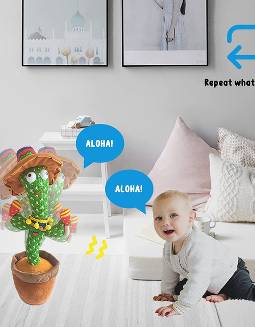 Load image into Gallery viewer, 🔥Dancing &amp; Talking Cactus Cowboy Style Mimicking Toy  🌵
