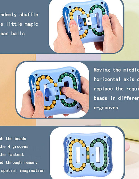 Ball rotating puzzle game magic beans toys