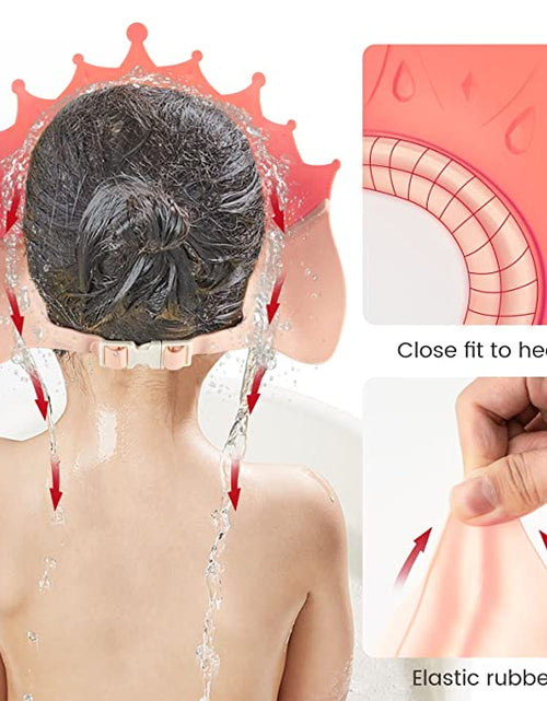 Load image into Gallery viewer, Baby Shower Cap Waterproof Shampoo Hat
