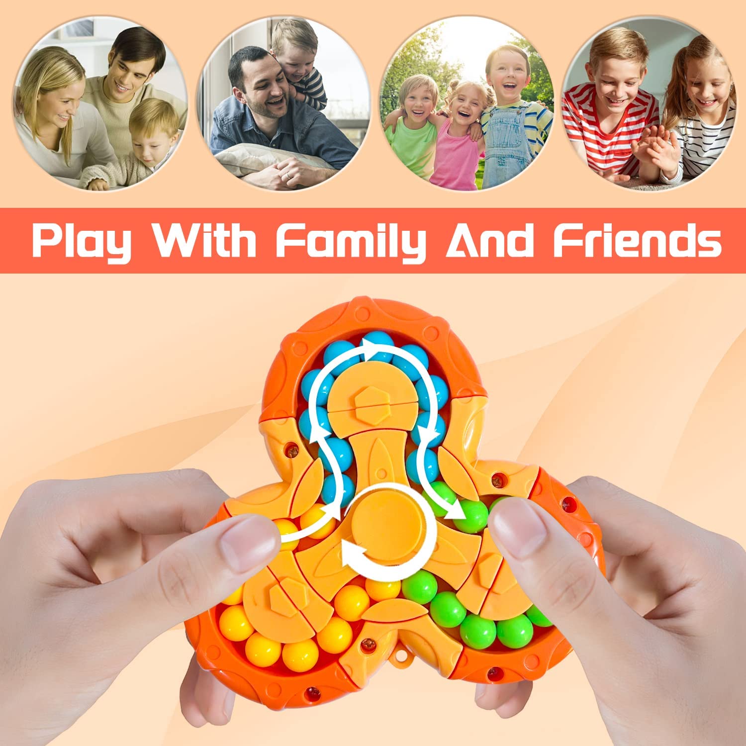 Fidget Magic Bean Balls Puzzle Toy