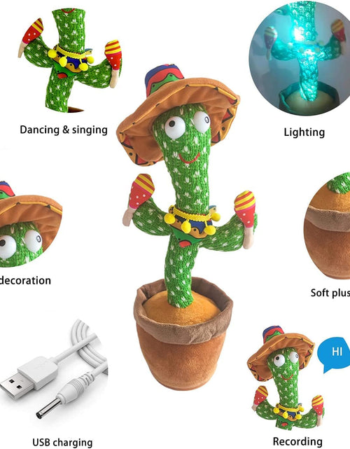 Load image into Gallery viewer, 🔥Dancing &amp; Talking Cactus Cowboy Style Mimicking Toy  🌵
