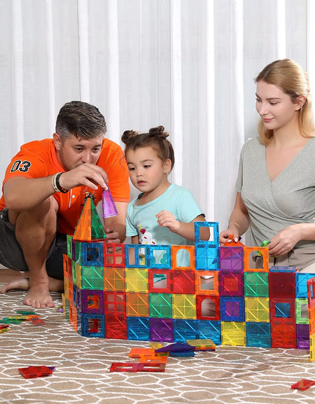 Magnetic Tiles Building Blocks, Magnet Toys for Kids