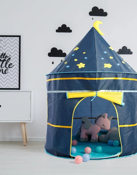 Kid Tent House Portable Castle Children Teepee Play Tent