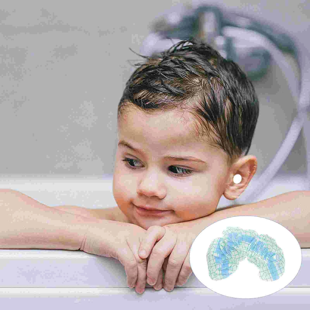 Baby Bath Shower Ear Water Covers for Newborn Kids
