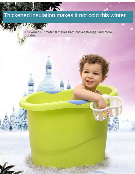 Children's Bath Bucket | Can Sit Thick Baby Bathtub