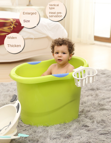 Children's Bath Bucket | Can Sit Thick Baby Bathtub
