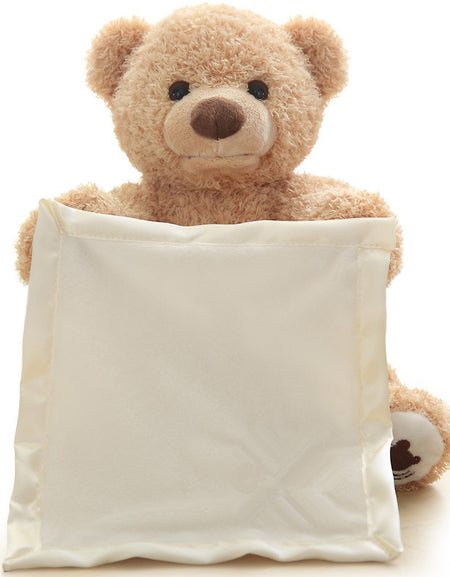 Cute Hide and Seek Peek-A-Boo Singing Teddy Bear 4 Language Songs