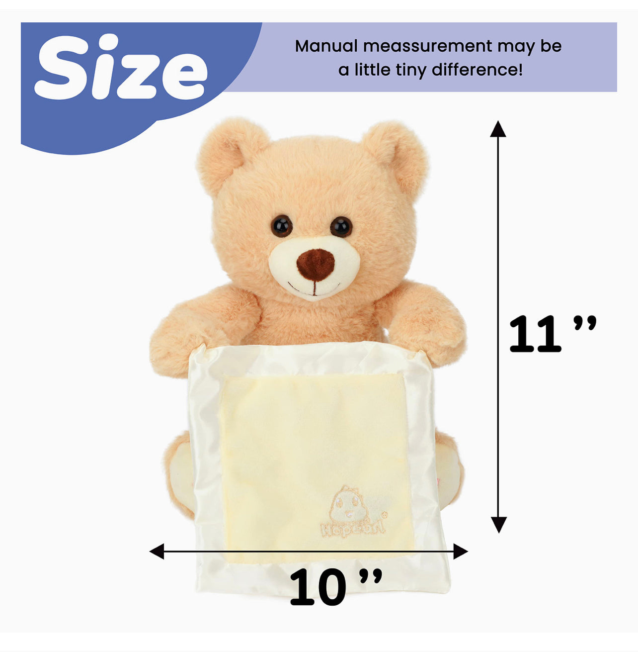 Teddy bear peek a boo play hide and seek on sale
