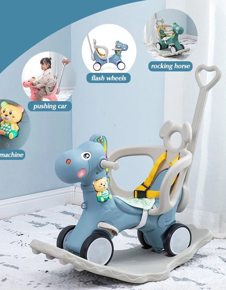 2in1 Kids Stroller Rocking Horse