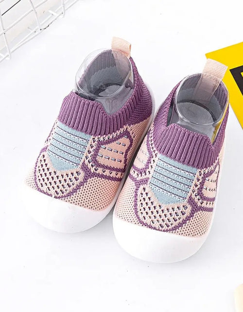 Load image into Gallery viewer, Baby Anti-slip Breathable Soft Bottom Slippers
